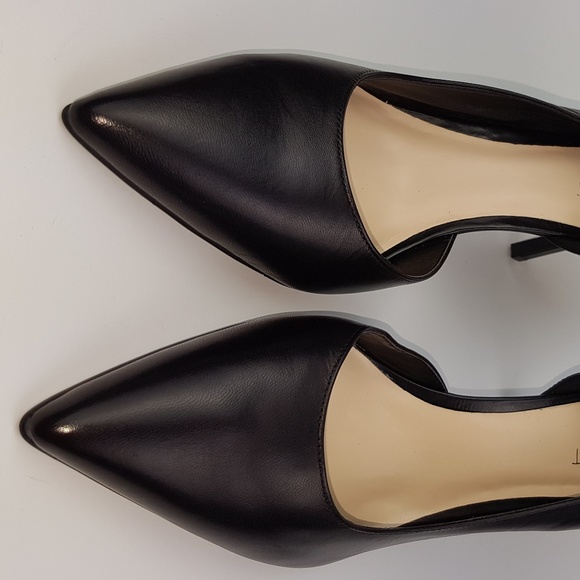 Nine West Shoes - Nine West Womens Black Leather Pumps Size 12